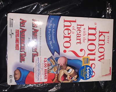 Special Edition Box Set of 2 VHS Tapes~ AN AMERICAN TAIL & FIEVEL GOES WEST New - Image 1 of 4