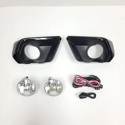 For 2021 2022 Chevrolet Colorado Clear Lens Fog Light w/ Bezel Wires Switch Bulb - Image 1 of 4