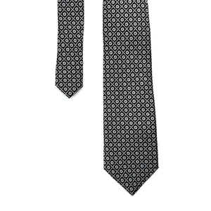 Joseph Abboud Black Silver Men’s Necktie 3”x 58” 100% Silk - Picture 1 of 11