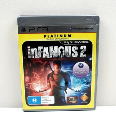 Infamous 2 Sony PlayStation 3 PS3 Game Complete With Manual PAL - Free Postage - Image 1 of 4