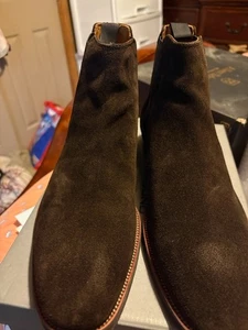 Vagabond Shoemakers Percy Chelsea Boot (Hombres) MARRÓN GAMUZA Botas EE. UU. Talla 9.5 EU 43 - Imagen 1 de 5