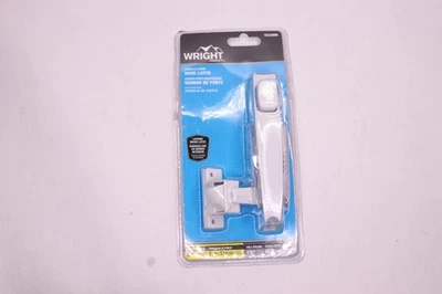Wright Products Screen and Storm Door Pushbutton Latch White V333WH
