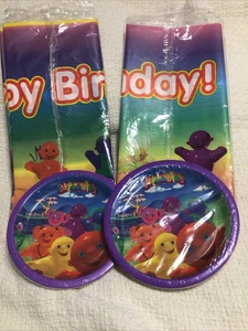 Jellabies Design Ware Geburtstag Party Kunststoff Tischdecken & Dessertteller Neu in Verpackung - Bild 1 von 7
