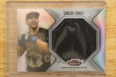 2012 Topps Finest UFC Jumbo Fight Mat Relics FF JM-CC Carlos Condit Card - Image 1 of 2