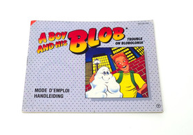A Boy And His Blob NES Instruction Booklet Manual FAH