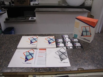 QUARK QuarkXPRESS For Windows Version 3.3 Vintage Computing CIB 3.5" Disks -HW26 - Image 1 of 4