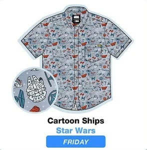 SDCC 2025 RSVLTS STAR WARS CARTOON SHIPS SHIRT SIZE XXL 2XL Comic-Con - Imagen 1 de 2