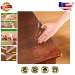 Proteggi Tavolo Trasparente Impermeabile 36''x60'' Versatile - Design Resistente al Calore - Foto 1 di 11