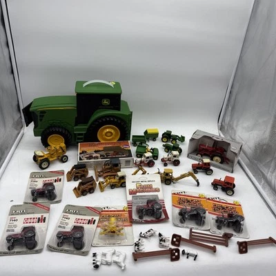 Vintage Ertl CASE International John Deere Construction Farm Toy Lot Tractor - Image 1 of 4