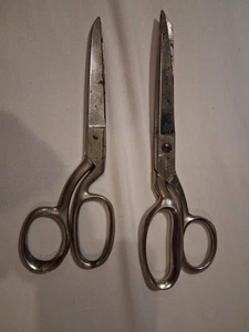 2 Pairs Vintage Shears Suremost And Solingen Germany - Picture 1 of 7