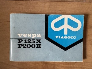 VESPA Piaggio Owner's Manual P125X P200E - Picture 1 of 6