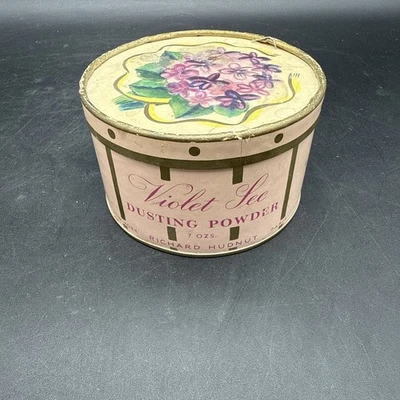 Винтажный порошок для пыли Richard Hudnut Violet Lee Париж Нью-Йорк - Изображение 1 из 4