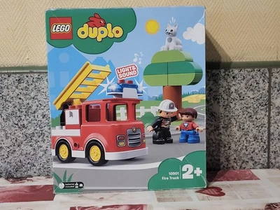 LEGO DUPLO 10901 LE CAMION DE POMPIERS FIRE TRUCK LIGHT ET SOUND 2019 NEUF - Photo 1/4