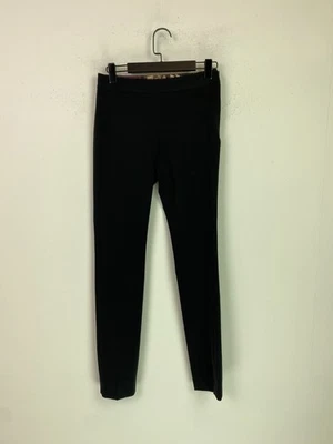 Ted Baker Black Slim Fit Stretch Trousers Zip Closure Smart Workwear Office UK 6 - Image 1 of 4