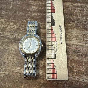 Orologio Donna Bulova Tono Oro Diamante Acciaio Inox Quarzo 98R296 Buono Funzionante - Foto 1 di 24