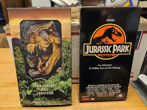 Jurassic Park VHS Set Of 2- Jurassic Park & The Lost World VHS Tapes - Picture 1 of 2