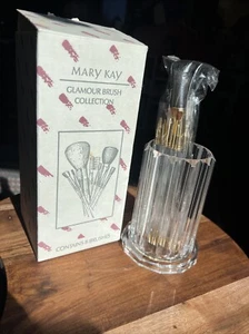 Mary Kay Glamour Brush Collection 8 Brushes Clear Holder #2128 Vintage NOS NIB - Picture 1 of 1