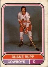 1975-76 O-PEE-CHEE WHA HOCKEY #18 DUANE RUPP CALGARY COWBOYS