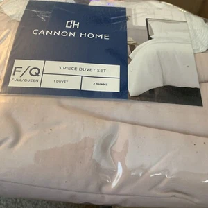 Cannon Home Set 3 pezzi Completo Copripiumino Queen 1 piumone 2 federe - Foto 1 di 3