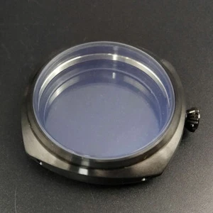 45mm Steel Antiscratch Mineral Glass Watch Case For Swiss ETA 6497 6498 Movement - Imagen 1 de 7