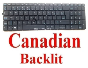 Keyboard for HP EliteBook 850 G7 855 G7 850 G8 855 G8 M07491-DB1 - CA Backlit - Picture 1 of 2