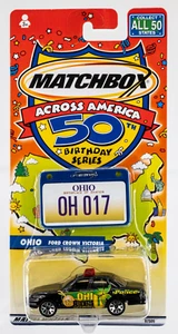 2002 Matchbox Across America Ford Crown Victoria BLACK | OHIO | FSC - Picture 1 of 1