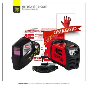SALDATRICE TELWIN 165 INVERTER FORCE 165 AD ELETTRODO + MASCHERA E ACCESSORI - Foto 1 di 2