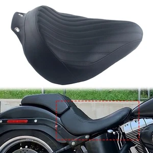 Fit For Harley Davidson Fat Boy FLSTF 2007-2017 Driver Rider Solo Seat Cushion - Picture 1 of 9