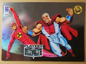 1993 Upper Deck Deathmate Players of Deathmate #P5 Raw Power Solar & Supreme - Picture 1 of 3