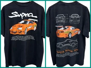 Camiseta TOYOTA Supra MK4 Talla L Vintage Años 90 Estilo Retro Puntada Única REIMPRESIÓN - Imagen 1 de 3