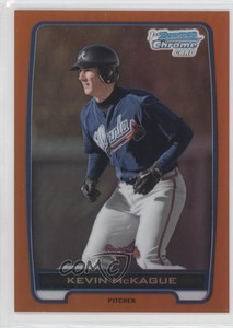 2012 Bowman Draft Chrome Picks Orange Refractors /25 Kevin McKague #BDPP130