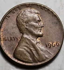 1966 P Lincoln Memorial Penny DDO Doubled Die Obverse FS-101 Variety Coin 1 Cent - Picture 1 of 19