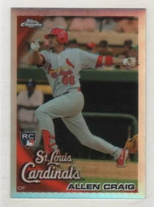 2010 Topps Chrome Refractor #199 Allen Craig St Louis Cardinals BV 6 $ - Bild 1 von 1