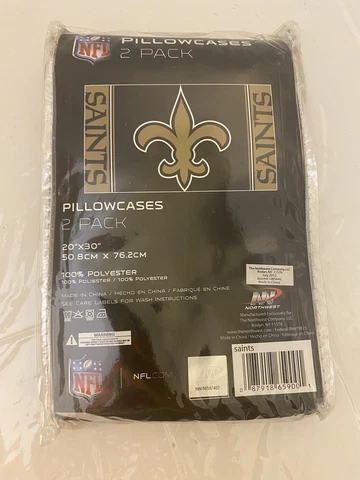 Nfl Bedding Nfl New Orleans Saints Pillowcases Set Of 2 Cover