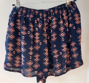 MONSOON Women's Black/Orange Pattern/ Shorts BRAND NEW 🦋🩳🩳🩳🦋 - Picture 1 of 14
