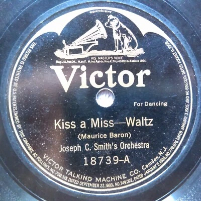 78 rpm Victor 18739, Joseph Smith, Kiss A Miss, Romance, jazz V - Image 1 of 3