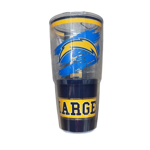 Tervis NFL Official  San Diego Chargers Football 24 oz. Insulated Tumbler USA Cover