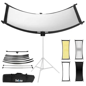 Selens 4 in1 Curved Light Studio Reflector Portrait Diffuser Photo Photography - Picture 1 of 12