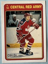 1990-91 O-Pee-Chee Vladimir Konstantinov Central Red Army Rookie Card RC #21R