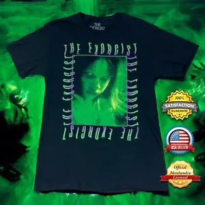 OFFICIAL The Exorcist MENS SMALL Regan Classic Horror T-Shirt Tee Halloween NWOT - Picture 1 of 11
