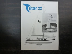 Tanzer 22 original factory sailboat brochure - Picture 1 of 3