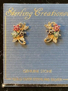 Sterling creations Earrings Pierced Earrings - Picture 1 of 2