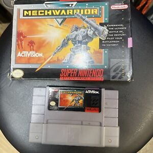 MechWarrior (Super Nintendo Entertainment System, 1992) SNES Game And Box Inc