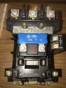 Allen Bradley 500-B0D930 Lichtschütz 27 Amp Ser B, 110-120V Spule, mit Aux - Bild 1 von 5