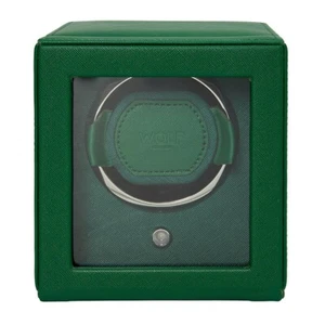Cub Single Watch Winder with Cover - Tutti Frutti Green - Picture 1 of 5
