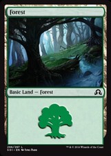 4x Forest (296/297) MTG Shadows over Innistrad NM Magic Regular