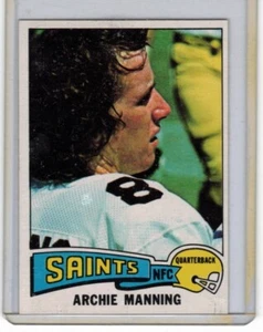 1975 Topps #135 Archie Manning QB New Orleans Saints Quarterback - Picture 1 of 2