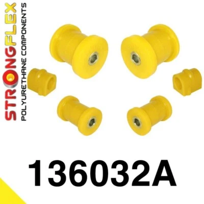 Kit silentblocs polyuréthane des bras et barre suspension avant Opel Astra G - Photo 1/4