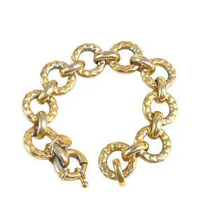 Dolce Vita Gold-Tone Chain Link Bracelet With Toggle Clasp - Picture 1 of 6