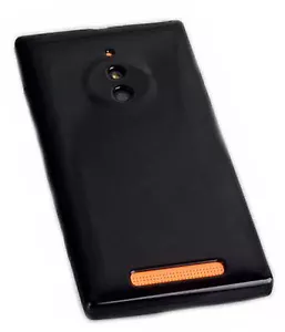 Funda protectora de silicona de poliuretano termoplástico para móvil en negro para Nokia Lumia 830 - Imagen 1 de 12